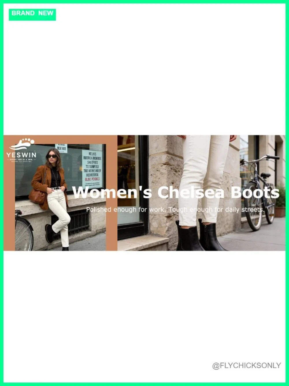 Chelsea Ankle Boots Square Toe Chunky Slip-On Lug Sole Faux Leather Women's